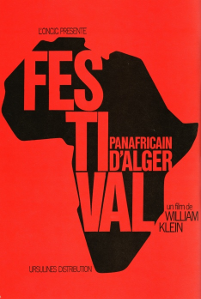 Festival panafricain d' Alger en 1969 