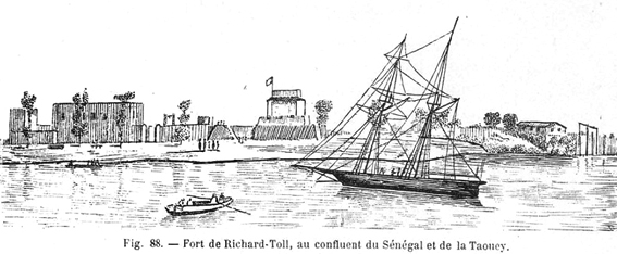 Fort de Richard-Toll en 1822