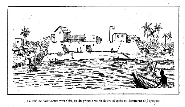 Fort Saint-Louis du Sénégal vers 1720
