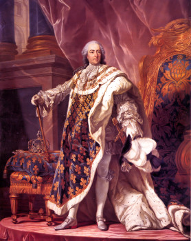 Portrait Louis XV Par Louis-Michel van Loo