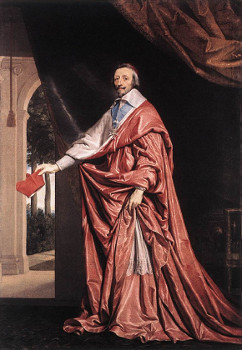 Portrait du Cardinal Duc de  Richelieu , par Philippe de Champaigne. National Portrait Gallery - Londres