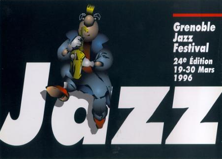 Affiche Grenoble Jazz Festival 1996